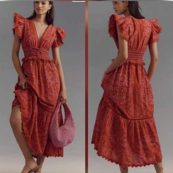 Farm Rio Red Maxidress